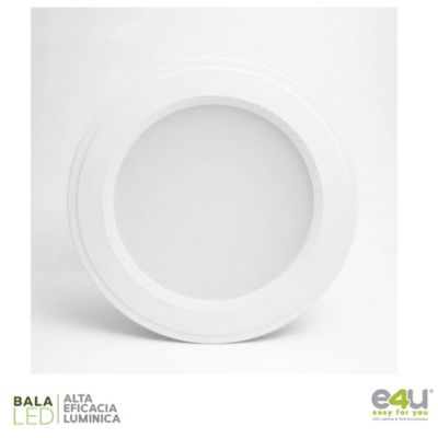 Bala LED Integrado 1080 Lmenes 9W Luz Clida y Da