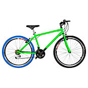Bicicleta Urbana Sforzo R26 21V Marco Acero Verde