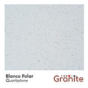 Muestra Quartzstone Blanco Polar 10x10 Cm