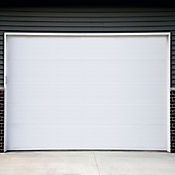 Puerta Garaje Levadiza Panel Liso 2.44x2.29Mts