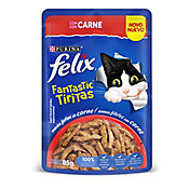 Alimento Hmedo Para Gato Fantastic Tiritas Carne Felix 85 g