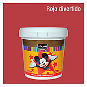 Pintura para Interior Deluxe Rojo Divertido Disney 1/4 Galn