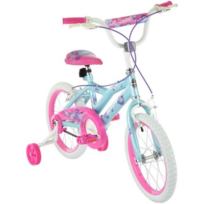 Bicicleta Infantil Huffy R16 So Sweet Marco en Acero Azul/Rosado