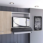 Mueble Auxiliar Cocinas Blanco 45X60X40 Cm Resistente a la humedad Just Home Collection