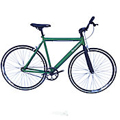 Bicicleta Sforzo Urbana/Fixed Rin 700 Manubrio Recto - Verde Oliva