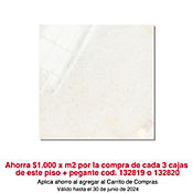 Piso Porcelanico Crystal Beige 60x60cm Caja 1.44 m2