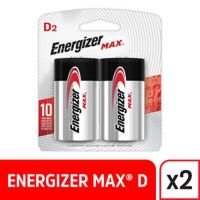 Pilas D Alcalina Energizer Max x2und
