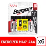 Pilas AAA Alcalina Energizer Max x6und