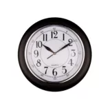 Reloj borde negro 27,5 cm