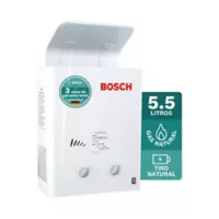 Bosch Calentador Paso 5.5 Litros Gas Natural Tiro Natural Maxi Pluss