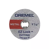 Set Disco de Corte Metal EZ456 1 ½-pulg (38mm) Acople Rápido x 5und