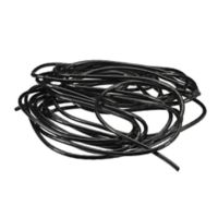Organizador Para Cables Negro, Ancho 1/4", Longitud 10M