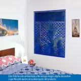 Persiana PVC 100x140 cm Vibra Azul Oscuro