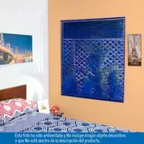 Persiana PVC 120x140 cm Vibra Azul Oscuro