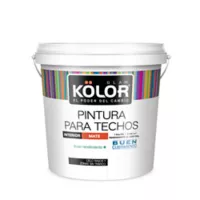 Kolor Pintura para Interior Techos y Cielos Blanco 1 Galón