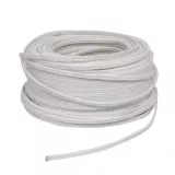 Cable De Cobre 2X#12 Blanco #100M