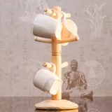Porta mugs en madera
