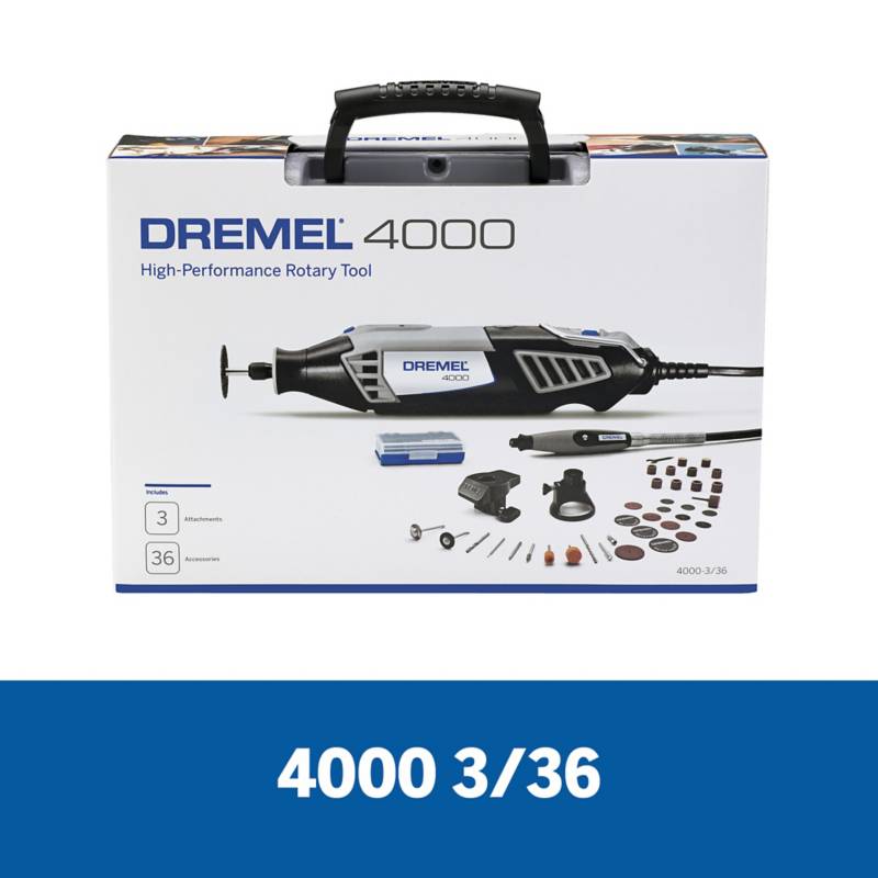 BOSCH Dremel 4000 Rotary Tool 175 W Multi Tool Kit with 3