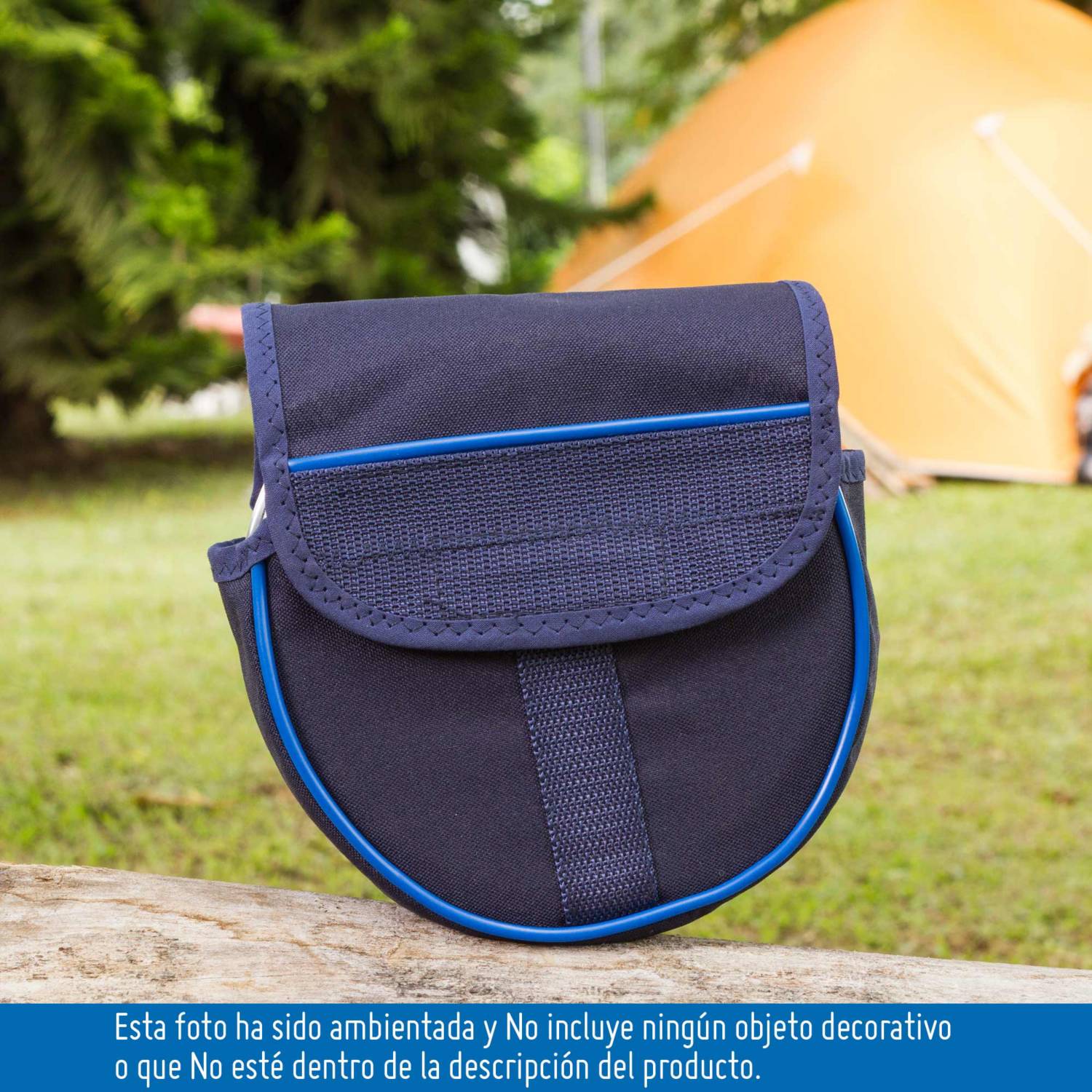 Set Mesa Camping Plegable Aluminio Azul 82x134x66 cm 4 Puestos KLIMBER