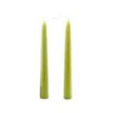 Set x 2 velas candelabro verde
