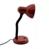 Lámpara de escritorio flexible roja E27