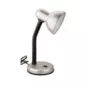 Lámpara de escritorio flexible plata E27
