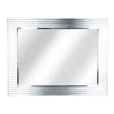 Espejo de baño decorativo Silver 90 x 70 cm