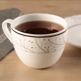 Pocillo de té leaf cerámica