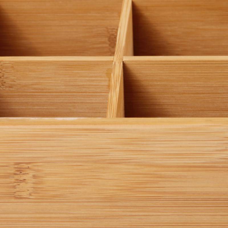 Caja madera 45 x 28 x 6,2 cm. con Divisiones