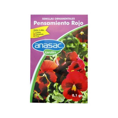 Semilla Pensamiento Rojo 0,1 Gramos 