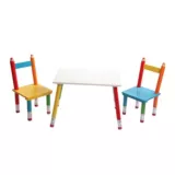 Mesa infantil lápiz + 2 sillas colores
