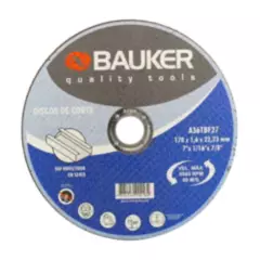 BAUKER - Disco abrasivo corte metal 7 x 1/16 pulgadas 66252840362