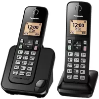 Teléfono Inalámbrico 2 Auriculares ID Altavoz KX-TGC352LAB