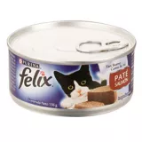 Alimento Húmedo Para Gato Pate Salmón Felix 156g