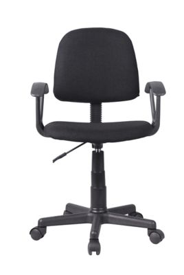  Silla ergonómica de escritorio con respaldo medio, silla  giratoria de malla para computadora con reposabrazos abatible de 90° y  soporte lumbar 3D, silla ejecutiva de altura ajustable para dormitorio,  oficina, soporta