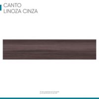 Canto rígido 22mm x 1 Metro - Linoza Cinza