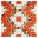 Mosaico Puntos Collage Rinascimento 30X30cm