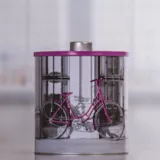 Caja Redonda Grande Lata Bicicleta