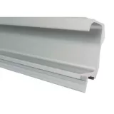 Perfil Manija Aluminio x 3M para Tablero 15mm