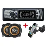 Radio USB/SD/MP3 + Parlante x 2 10cm + Soporte Celular