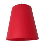 Lámpara Colgante Plástica 1 luz E27 Roja