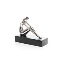 Escultura Mujer Sentada 25 cm Corpo