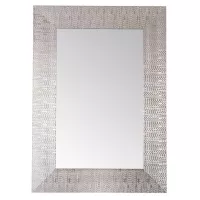 Espejo Decorativo 50x70 cm Plateado