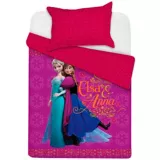 Comforter Sencillo 138 Hilos Frozen Ana y Elsa