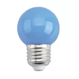 Globo de LED 1w Rosca E27 Luz Azul 15000 Horas de Vida Útil