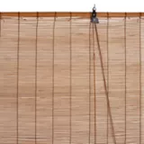 Persiana Enrollable 120x250 cm Bambú Cedro
