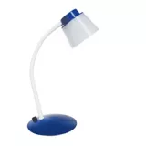 Lámpara de Escritorio LED Integrado 380 Lúmenes Dimerizable 5w Luz Fría Blanca - Azul