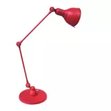 Lámpara de Escritorio con Brazo Dirigible Rosca E27 Roja
