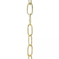 FIXSER Cadena decorativa 3.2mm niquel dorado x 3m