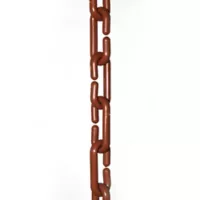 FIXSER Cadena Plástica Eslabonada marrón x 3m